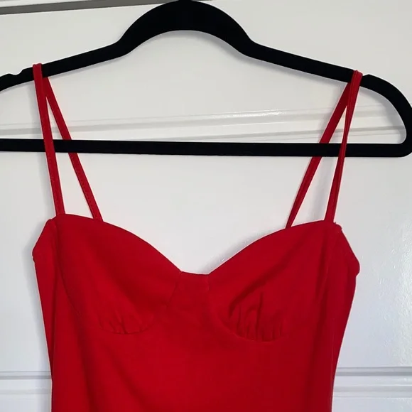 Micas Red Mini Dress - Picture 2 of 5